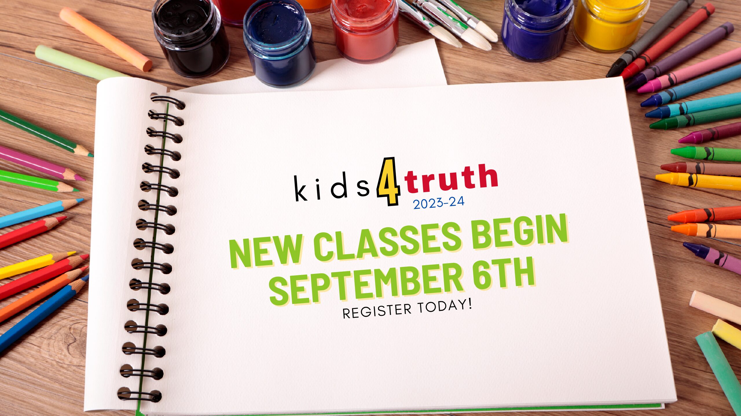 Registration for Kids 4 Truth 2023-24