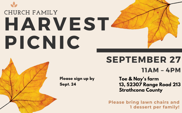 Church Family Harvest Picnic