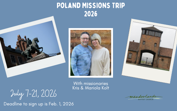 Poland Missions Trip 2026