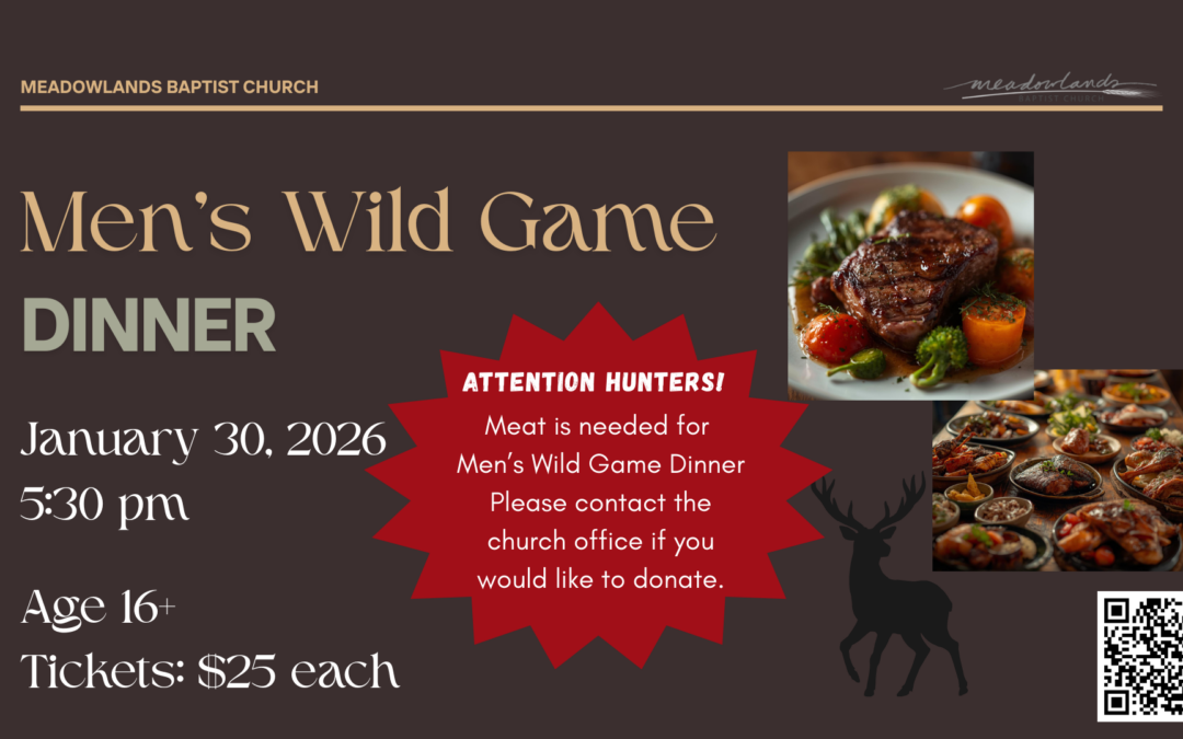 Men’s Wild Game Dinner 2026
