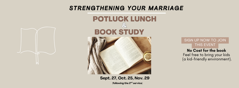 Strengthening Your Marriage – Potluck Lunch and Book Study